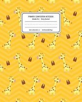 Primary Composition Notebook Grades K-2 Story Journal