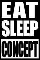 Eat Sleep Concept Gift Notebook for Aerospace Engineers, Blank Lined Journal