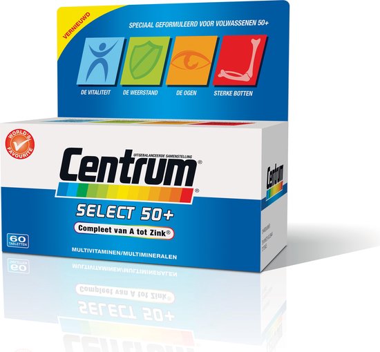 Centrum Select 50+ - 60 Tabletten- Multivitaminen