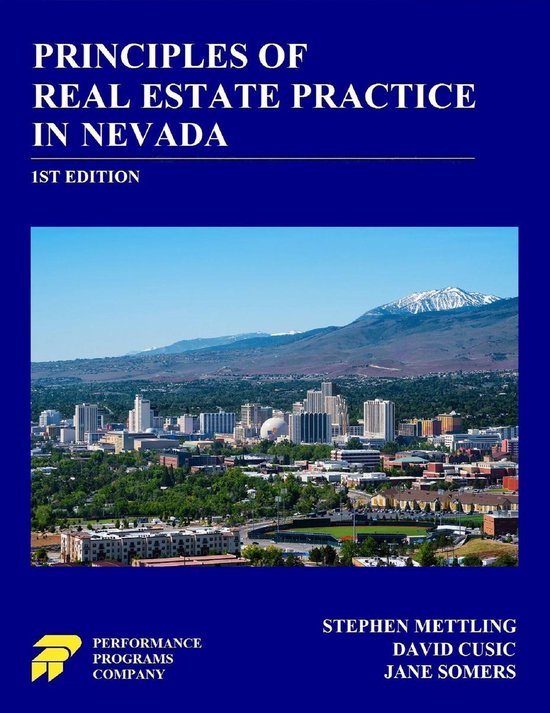 Principles of Real Estate Practice in Nevada (ebook), Stephen Mettling