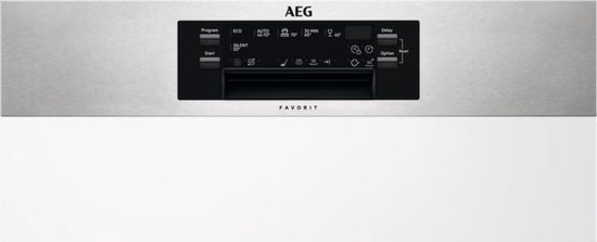 AEG FEE63800PM / Inbouw / Half geintegreerd / Nishoogte 82 - 90 cm