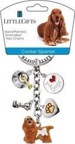 Little Gifts sleutelhanger Cocker Spaniel gekleurd