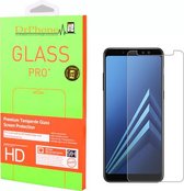 DrPhone 1 x A8 2018 Glas - Glazen Screen protector - Tempered Glass 2.5D 9H (0.26mm)