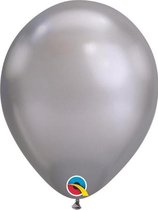 Chrome Latex Ballonnen - Zilver