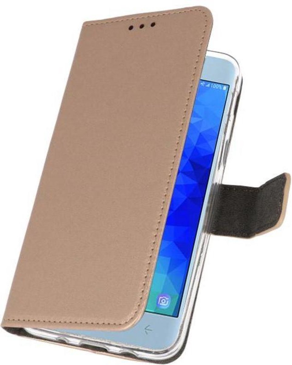 Bestcases Pasjeshouder Telefoonhoesje Samsung Galaxy J3 (2018) - Goud