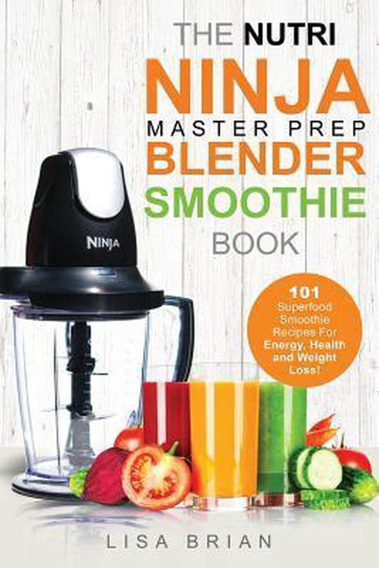 Nutri Ninja Master Prep Blender Smoothie Book - cover