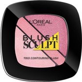 L'Oréal Paris Infallible Blush Trio - 201 Soft Rosy - Blush - Roze