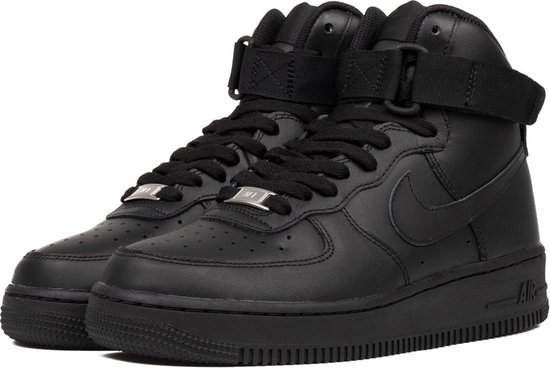 Nike AIR FORCE 1 MID 06 JUNIOR Zwart - Schoenen Hoge sneakers Kind € 79,90