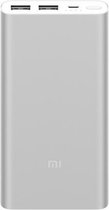 10000mAh mi Power Bank 2s |2 USB,  Snel opladen 3.0 - Zilver