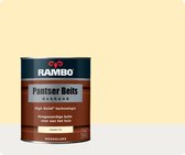 Rambo Pantser Beits Dekkend - 0,75 liter - Crèmewit