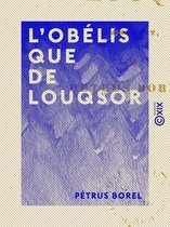L'Obélisque de Louqsor - Pamphlet