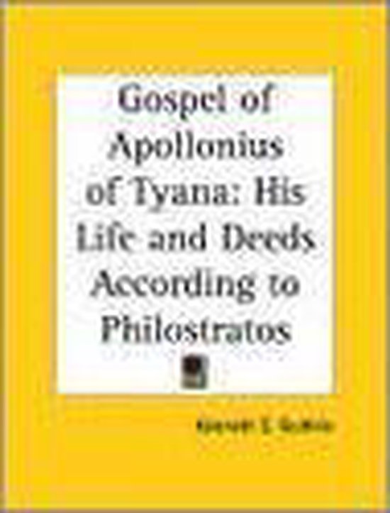 The Gospel of Apollonius of Tyana - cover