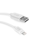 SBS USB-A naar Apple Lightning Kabel MFI 2 Meter - Wit