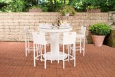 Clp Mari XL - Tuinbar - 1,25 mm Poly-rotan - Wit