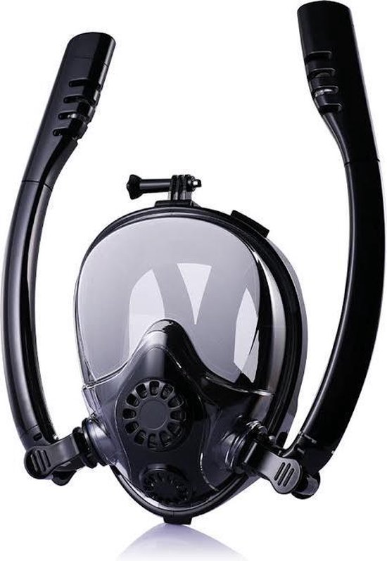 Duikmasker - Snorkelmasker - Fullface masker - Zwart | bol.com