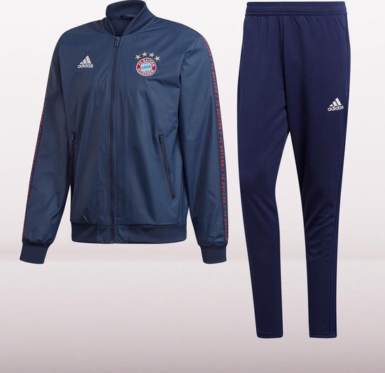 Adidas Fc Bayern Munchen Trainingspak Heren Donkerblauw Maat S