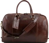 Tuscany Leather Reistas Voyager - Bruin - Lederen reistas 'duffelbag' - TL141218