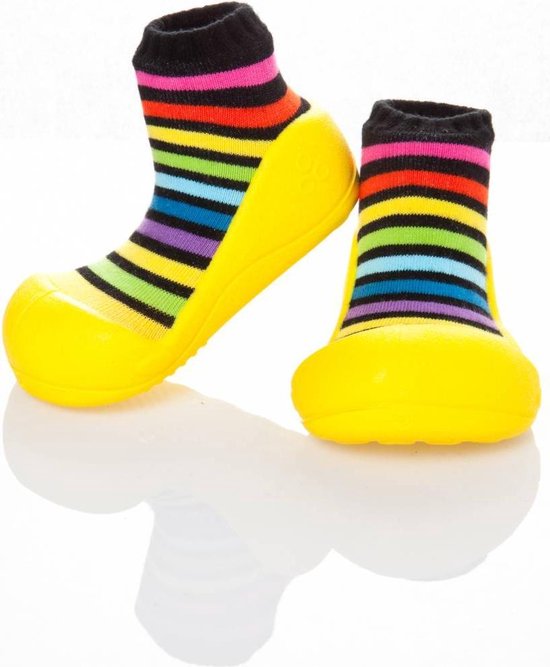 Attipas babyschoentjes Rainbow Geel Maat: 21,5 (12,5 cm)