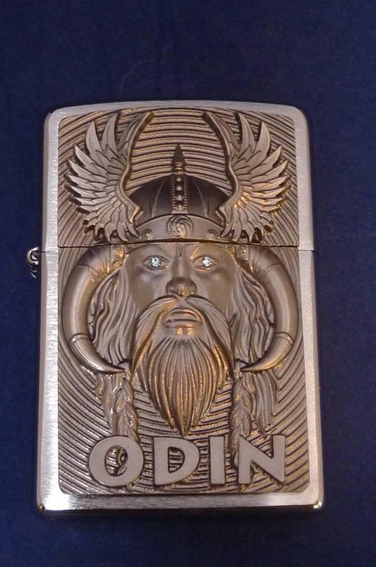 Aansteker Zippo Viking Blue Eyed Odin | bol.com