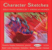 Character Sketches: Solo Piano Works by 7 American Women