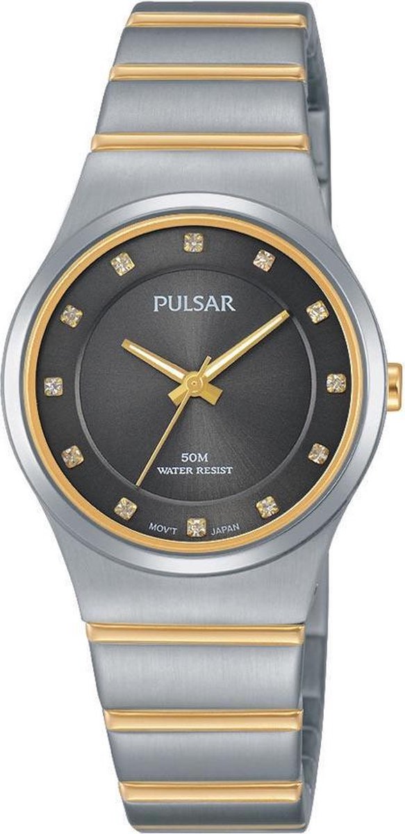 Pulsar PH8171X1 horloge dames - zilver en goud - edelstaal