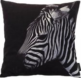 Zebra Animal Kussenhoes | Katoen / Polyamide | 45 x 45 cm | Zebra