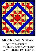 Quilt Pattern: Mock Cabin Star