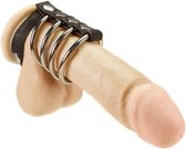 Penisartikel met verwisselbare metalen ringen