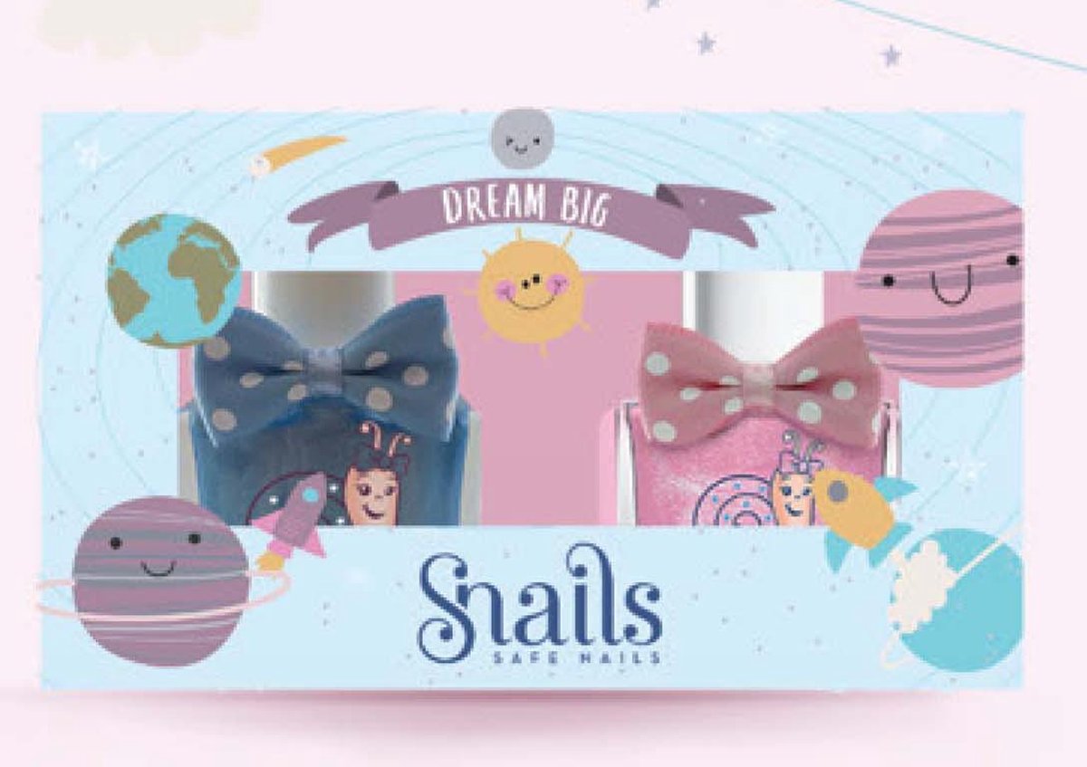 Kinderen Meisjes Nagellak Snails veilig afwasbaar Duopack Tooth Fairy/Innocent Beautyset Make-up