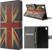 Sony Xperia Z5 UK vlag agenda wallet hoesje