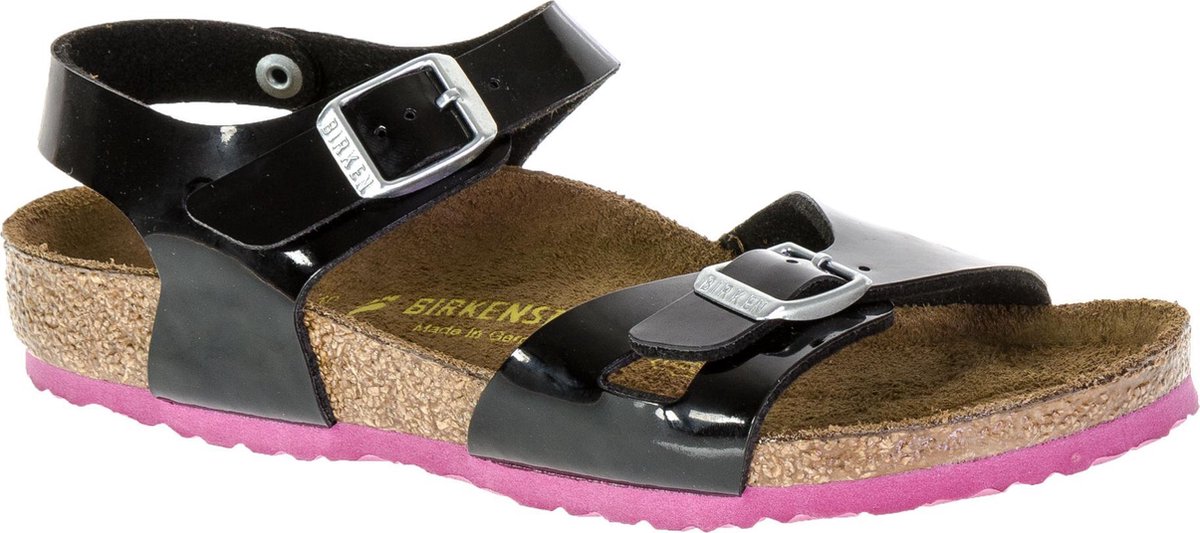 Birkenstock Rio Sandaal Slippers Unisex Zwart