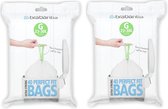 Brabantia Perfect Fit Afvalzakken - 23/30 l - Code G - 40 stuks - x 2 Verpakkingen