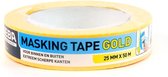 Professionele Schilderstape Gold - Masking Tape Gold - Afplaktape - 25 mm x 50 m