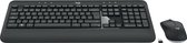 Logitech MK540 ADVANCED Wireless Keyboard and Mouse Combo toetsenbord USB QWERTY Scandinavisch Zwart, Wit