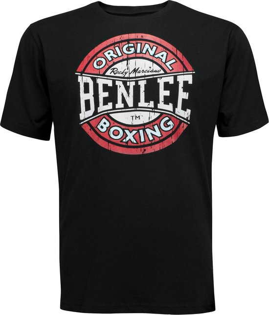 Benlee Shirt - Maat M  - Mannen - zwart/rood/wit