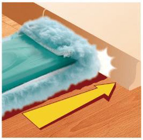 Leifheit Housse Clean Twist/Combi M micro duo, housse de rechange en microfibres pour balai à