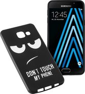 MP Case zwart back cover met motiv voor Samsung Galaxy A3 2016 Achterkant/backcover