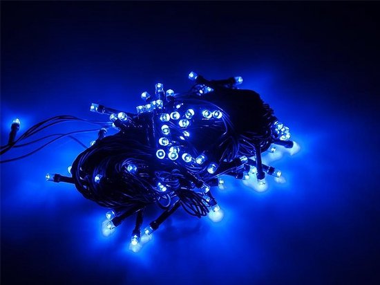 begaan Protestant ondersteuning Kerstverlichting Blauw - 9,4 meter 100 LEDs - 7612 | bol.com