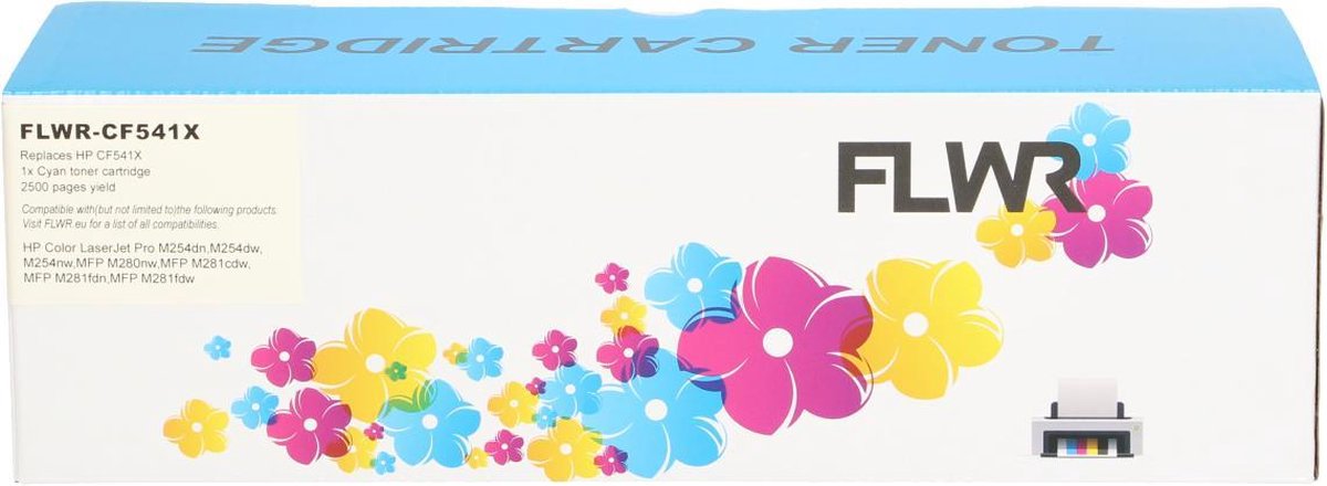 FLWR - Toner / 203X / Cyaan - Geschikt voor HP