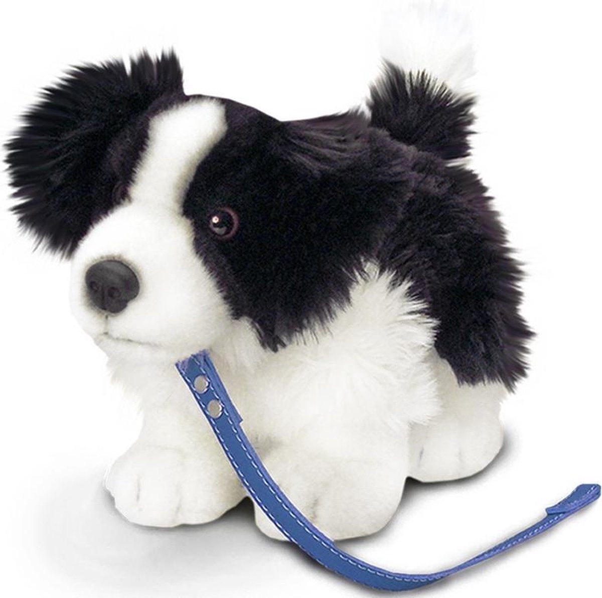 Keel Toys pluche Border Collie honden knuffel 30 cm met riem | bol.com