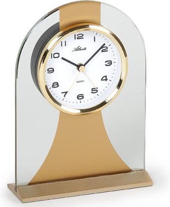 Horloge de table design de rêves dorés