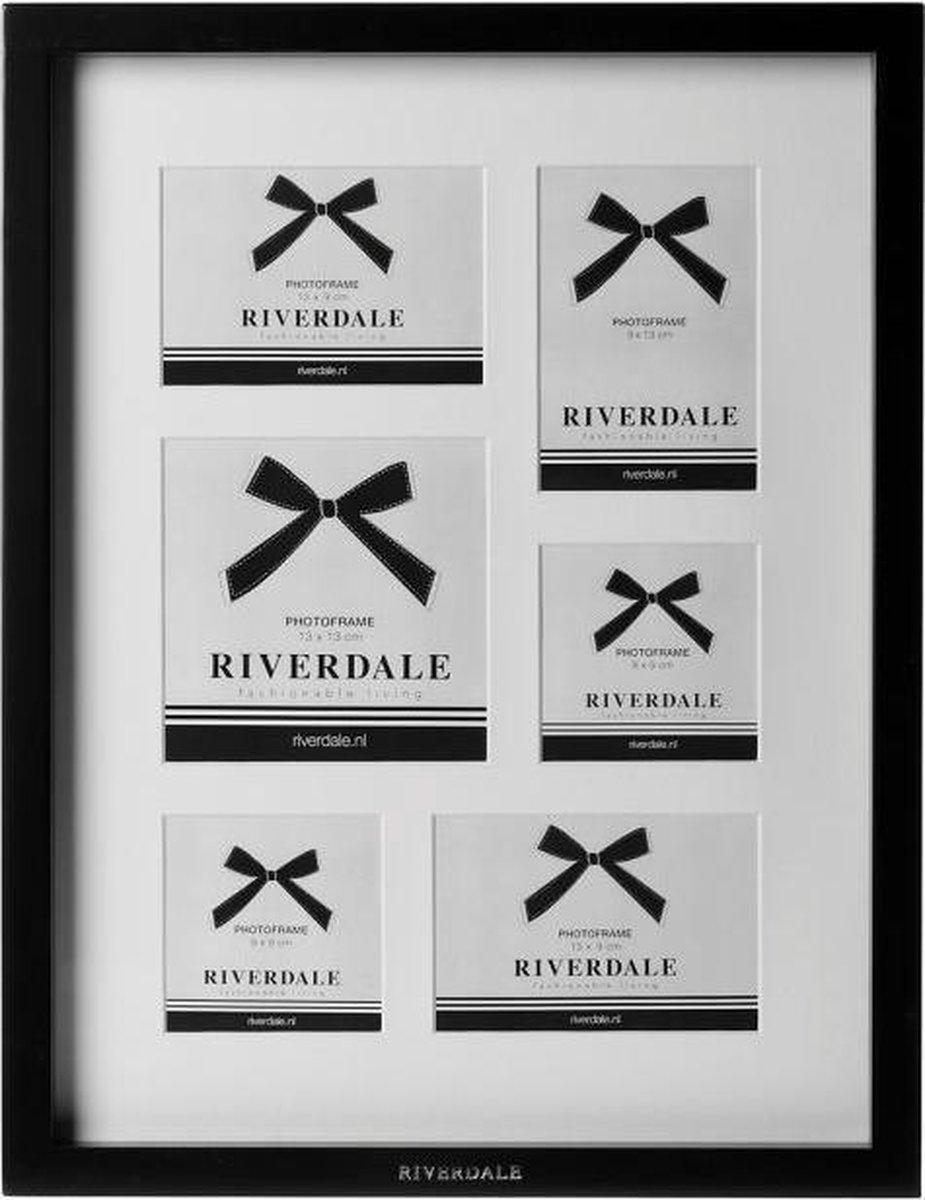 zonde Vulgariteit jam Riverdale - Fotolijst Fashion zwart - 43 cm | bol.com