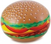 Opblaasbare hamburger 61 cm - Buitenspeelgoed waterspeelgoed opblaasbaar