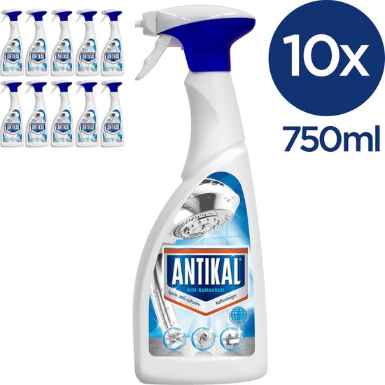 Antikal Spray - Voordeelbox 10 x 750 ml - Kalkreiniger | bol.com