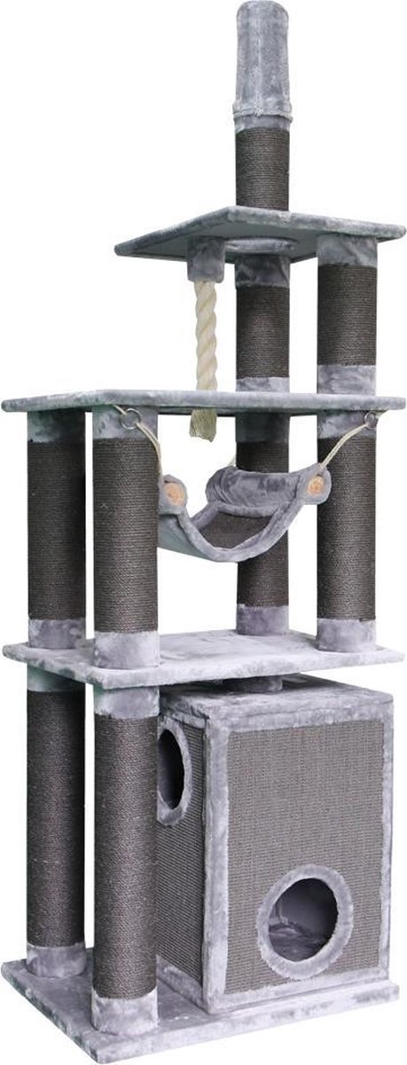 Krabpaal telde grijs 80 X 60 X 252 CM