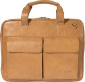 Tony Perotti Laptoptas Vegetale Collection Leer - geel