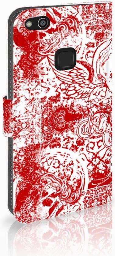 Coque étui à Clapet Pour Huawei P10 Lite Rouge Bookstyle Flip - Protection TPU - Neuf