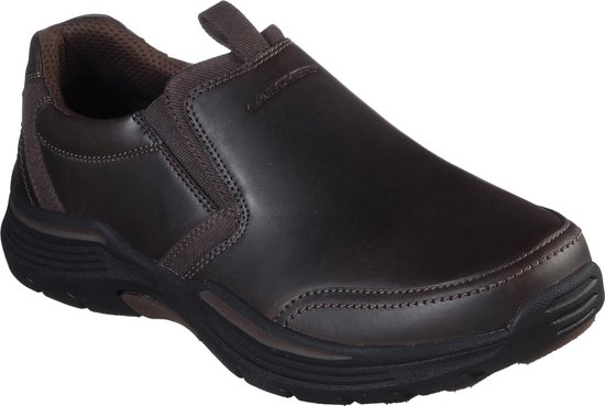 Skechers Expended Morgo Heren Instappers - Bruin - Maat 47.5 | Bestel nu!