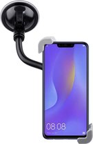 Shop4 - Huawei P Smart Plus Autohouder Diagonale Klem Autohouder Zwart