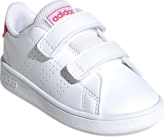 adidas Advantage Meisjes Sneakers - White/Real Pink/White - Maat 26 |  bol.com